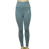 Gymshark Womens High-Waisted Seamless Leggings Teal