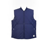 The North Face Mens Navy Quilted Vest With Full Zip Lightweight Jacket