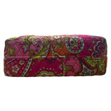Vera Bradley Women’s Multicolor Quilted Paisley Large Pockets Fabric Tote Bag