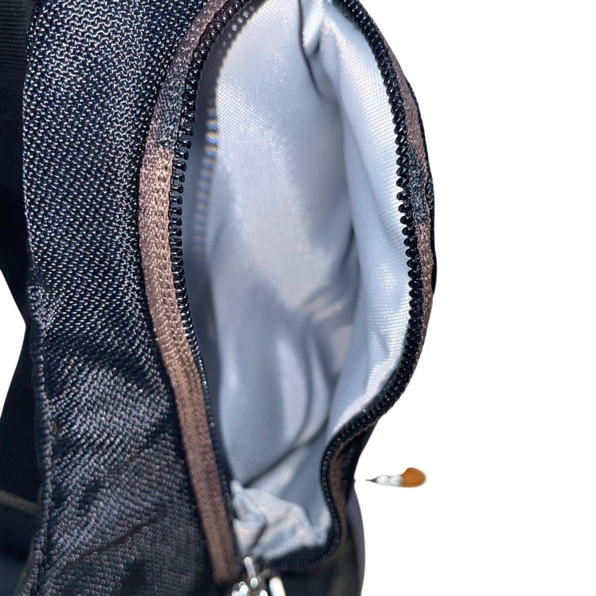 Detours Women’s Black & Gray Quilted Nylon Reflective Crossbody Messenger Bag