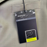 Alfani Mens Olive 100% Wool Performance Suit Two-Piece Garment Size 38S 32W