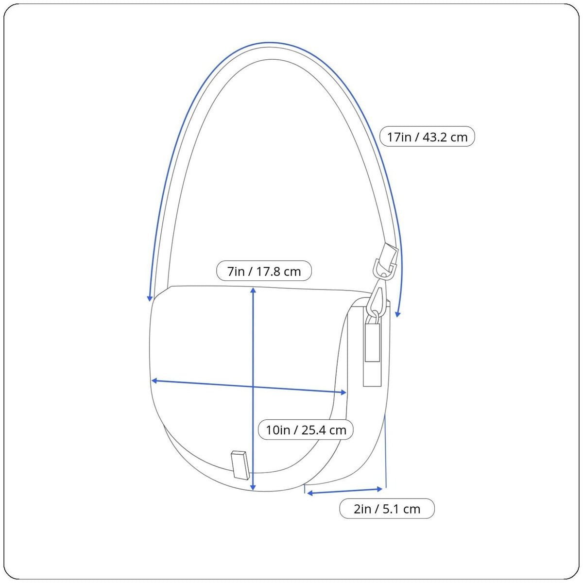 Morris Moskowitz Women’s Gray Leather Vintage Style Crossbody Handbag