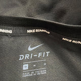 Nike Mens Black Dri-Fit Running Long Sleeve Shirt Lightweight Casual Sz M