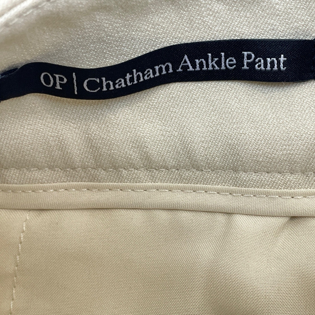 Talbots Womens Beige Cotton Blend Chatham Ankle Pants Size 0 Petite - New