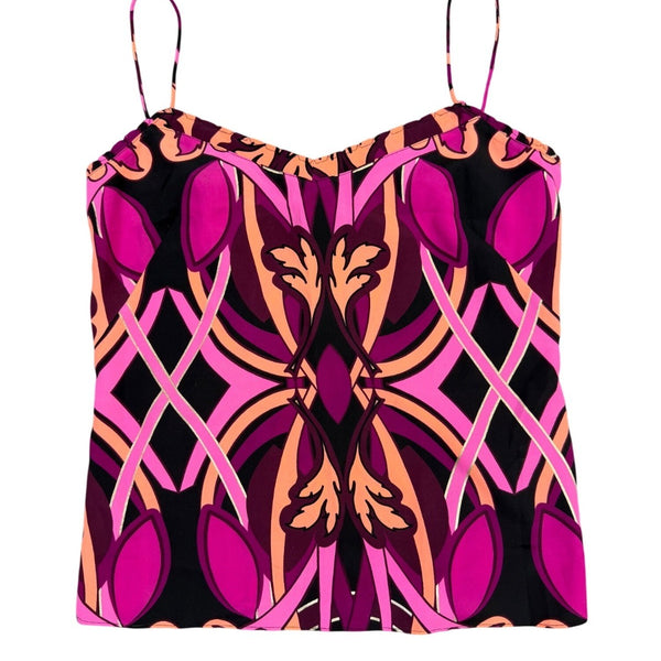 Ted Baker Womens Multicolor Polyester Camisole Spaghetti Straps Sleeveless Size