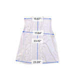 Ann Taylor Womens White Ruffle Detail Sleeveless Blouse Size L