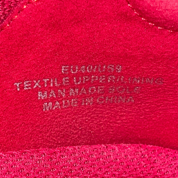 Vivaia Women Red Knitted Fabric Mary Jane Flats Size US9