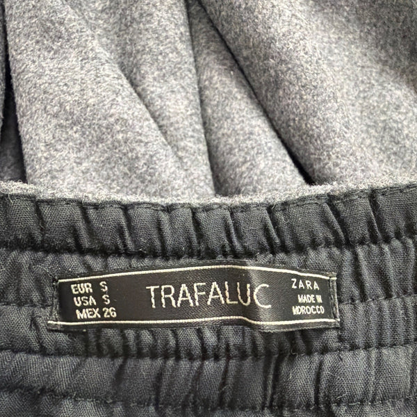 Zara Trafaluc Womens Gray Circle Skirt Classic Flared Design Size S