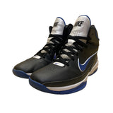 Nike Men’s Black & Blue High-Top Air Max Hyped Basketball Sneakers Size 9