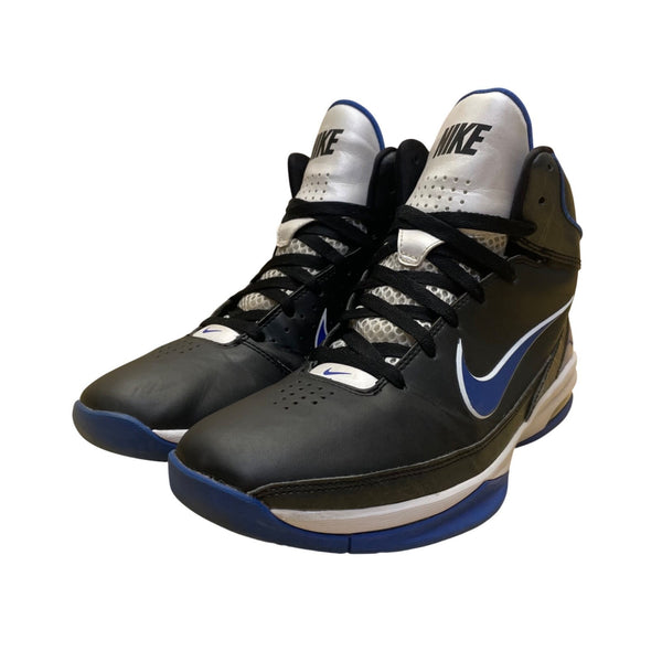 Nike Men’s Black & Blue High-Top Air Max Hyped Basketball Sneakers Size 9