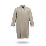 London Fog Mens Taupe Coat Trench With Collar Button-Front Size L 