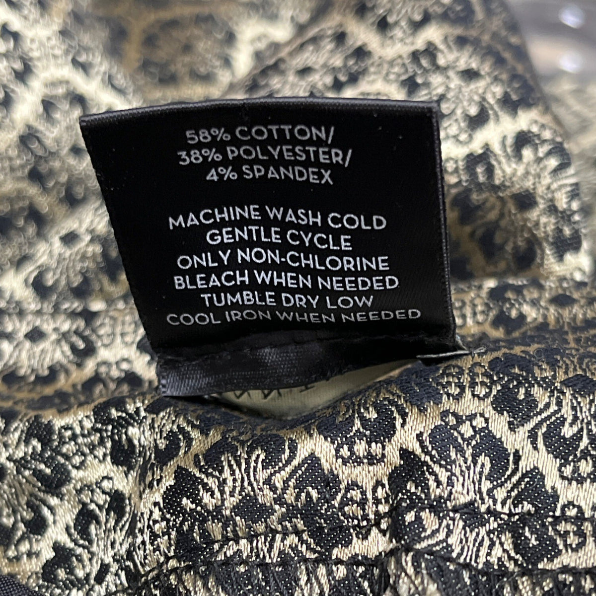 Ann Taylor Womens Geometric Patterned Slim-Fit Ankle Trousers Size 2