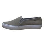 Keds Women’s Grey Suede Perforated Pattern Slip-On  Flat Sneakers Size 7.5