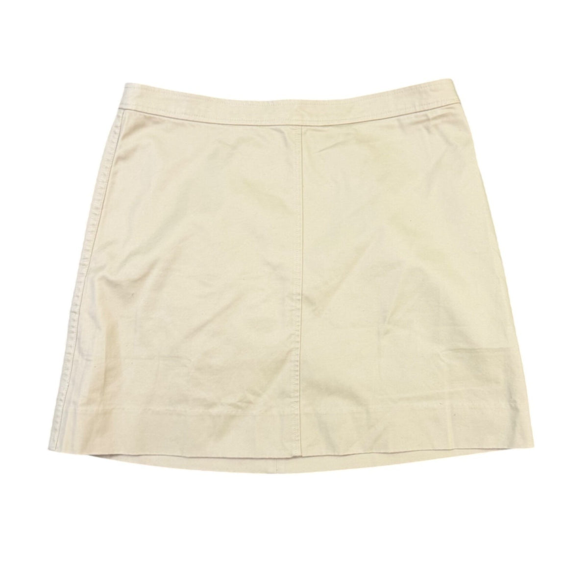 J.Crew Womens Beige A-Line Skirt Lightweight Casual Wear Size 6