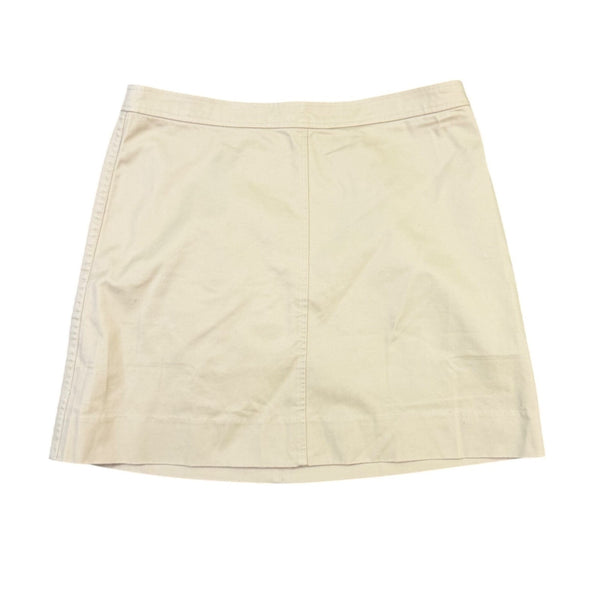 J.Crew Womens Beige A-Line Skirt Lightweight Casual Wear Size 6