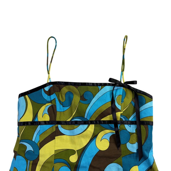 Becky & Max Womens Multicolor Sleeveless A-Line Dress Size 4