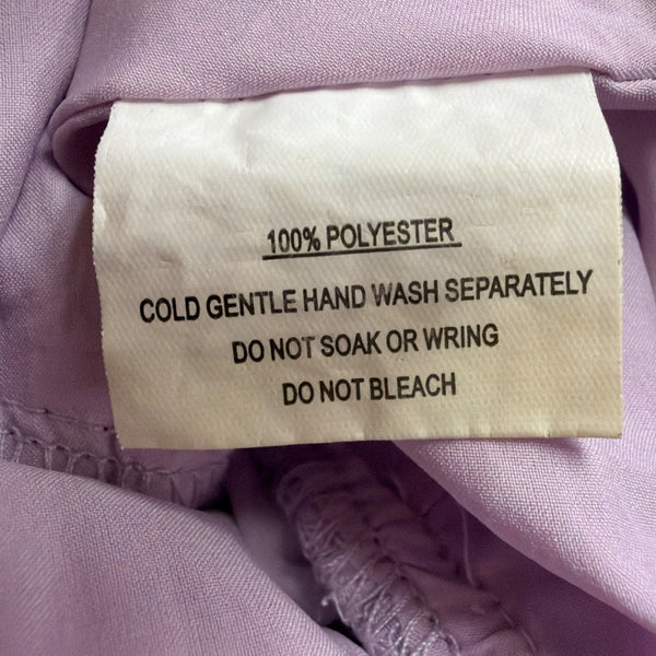 One And Only Women Lilac Ruffle Tie Front Dress Size L