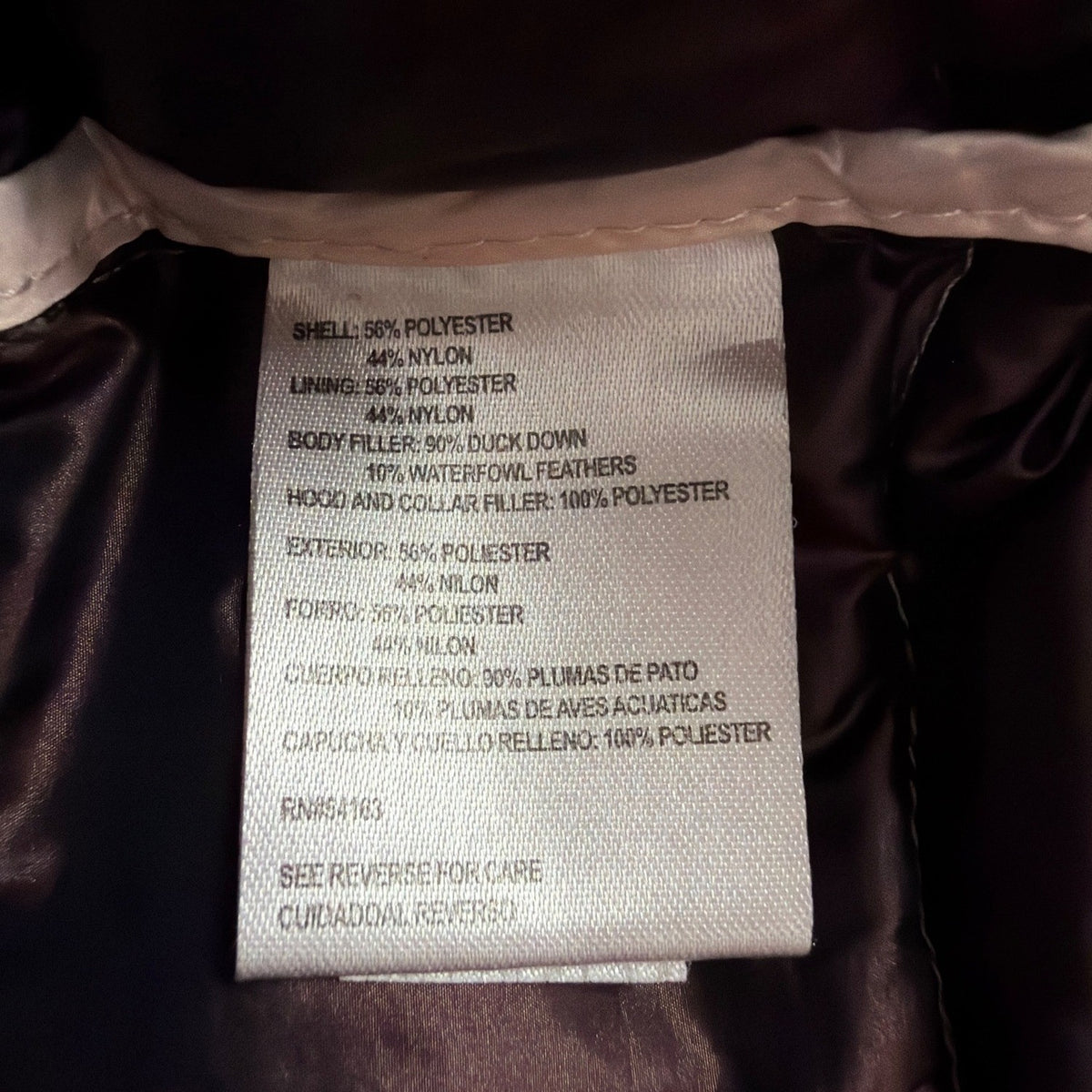 Andrew Marc Women Champagne Lightweight Packable Down Jacket Size XL