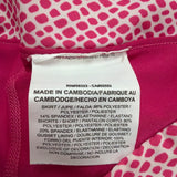 Nike Womens Pink Dri-FIT Polyester & Spandex Skort Animal Print Size Large