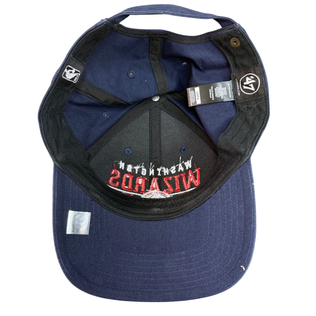 47 Mens Navy Cotton Washington Wizards Adjustable Hat