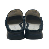 Anne Klein Women's Black Suede Leather  Slip-On Maarthus Mules Size 9M