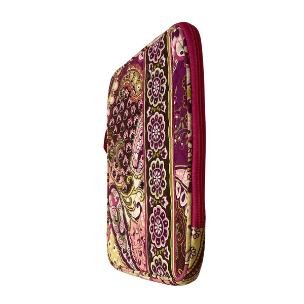 Vera Bradley Women’s Multi Quilted Paisley Floral Zip Laptop Tablet Sleeve Case