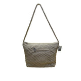 The Sak Women’s Light Beige Crochet With Zipper Pocket Casual Shoulder Bag