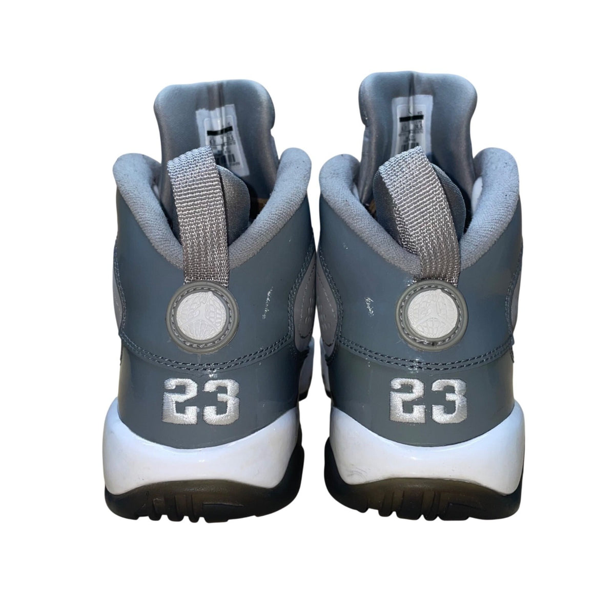 Air Jordan Youth Grey White Cool Grey 9 Retro GS  Athletic Sneakers Size 6.5Y