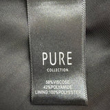 Pure Collection Womens Black Polka Dot Skirt Midi UK 16 US 12 EU 42
