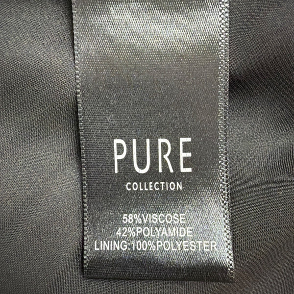 Pure Collection Womens Black Polka Dot Skirt Midi UK 16 US 12 EU 42