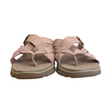 Skechers Women’s Blush Pink Buckle Strap Relaxed Fit Yoga Foam Sandals Sz US 8.5