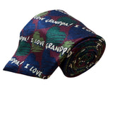 Ralph Marlin Mens Multicolor Polyester Novelty Tie 