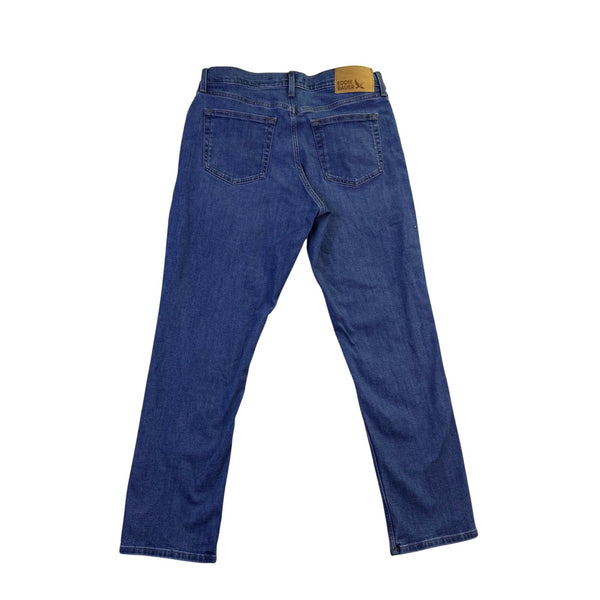 Eddie Bauer Mens Blue Cotton Blend Straight Fit Stretch Denim Jeans Sz 32X30