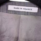 Saint Laurent Mens Gray Wool Pinstripe Blazer & Pants Suit Classic Fit
