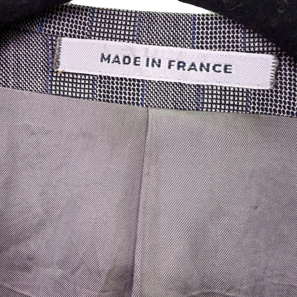 Saint Laurent Mens Gray Wool Pinstripe Blazer & Pants Suit Classic Fit