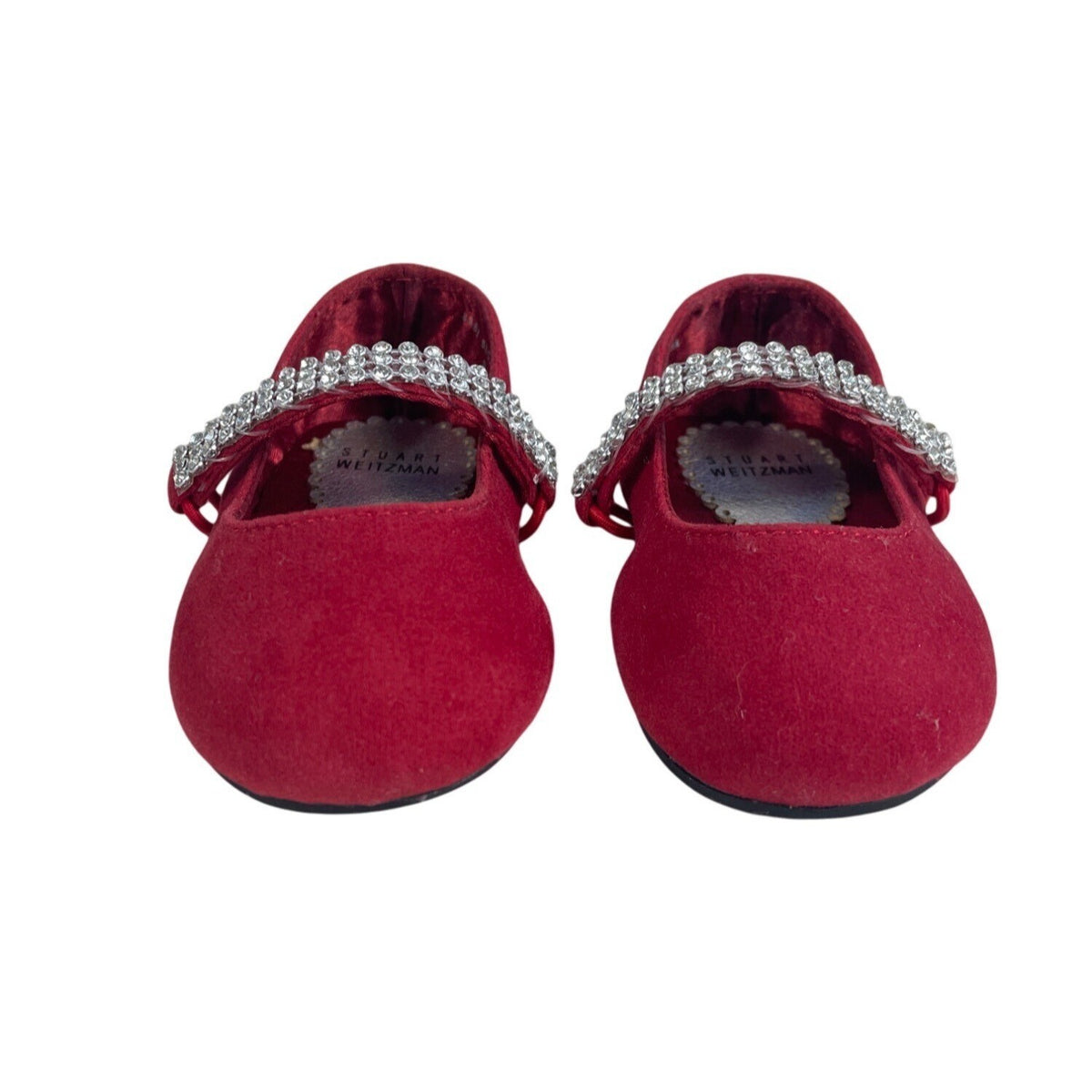 Stuart Witzman Baby Toddlers Sugar Ballerina Burgundy Shoes Sz 2