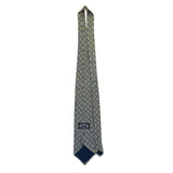 Bert Pullitzer  Yellow & Navy Silk Mens Patterned Tie By Beau Ties