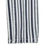 Tory Burch Women's White Blue Striped Marleen Stretchable Jeans Sz 26