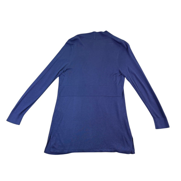 Chicos Womens Indigo Cardigan Long Sleeve Lightweight Fashion Piece Size 1