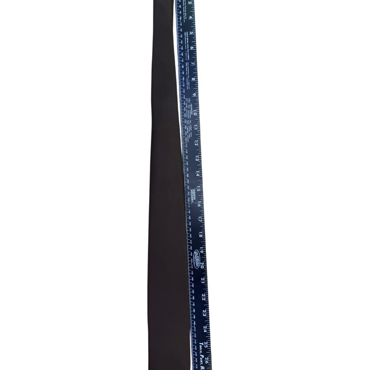 Mens Sears Black Polyester Formal Tie Slim Width Versatile Accessory