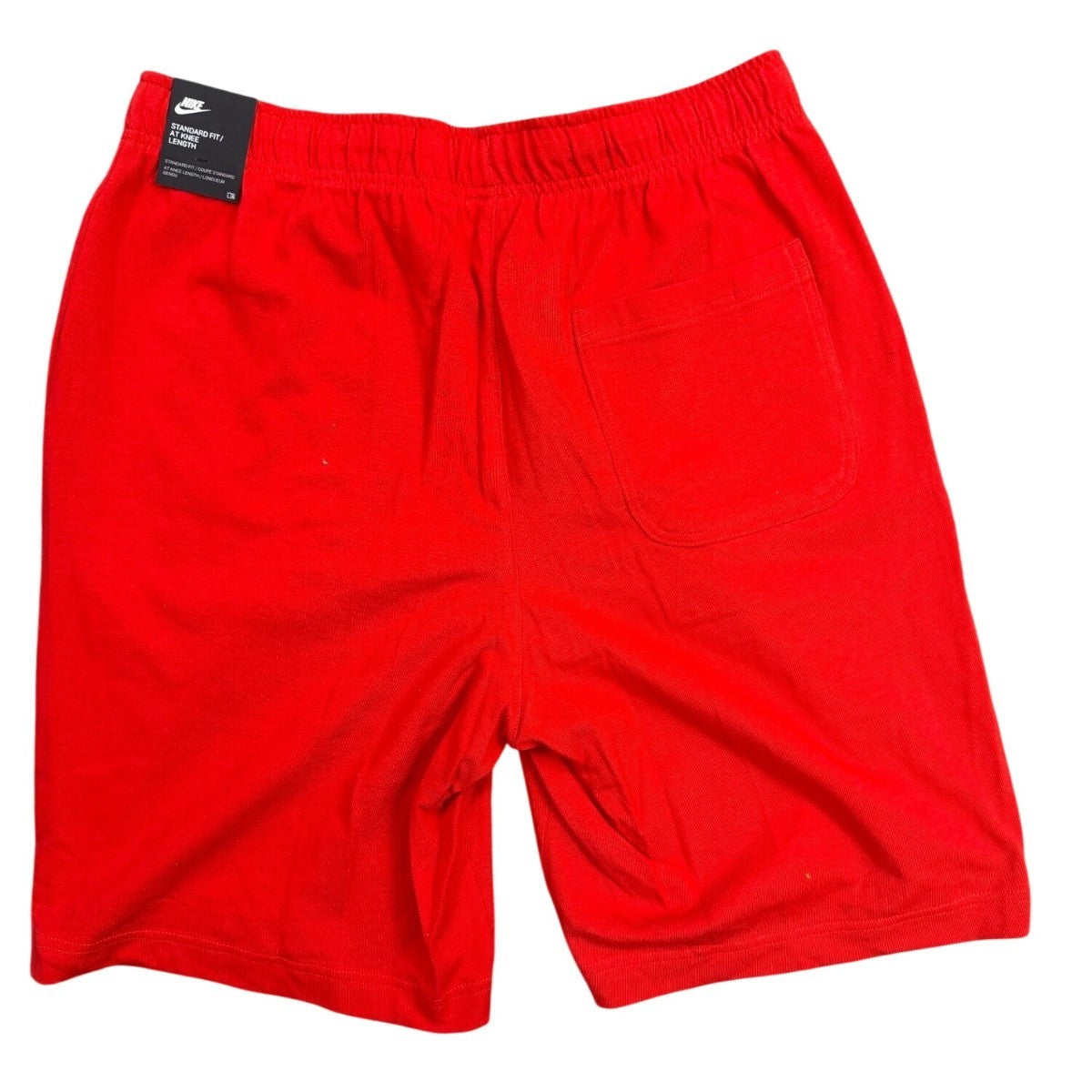 Nike Mens Red Cotton Drawstring Shorts Lightweight Casual Comfort Size L
