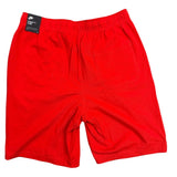 Nike Mens Red Cotton Drawstring Shorts Lightweight Casual Comfort Size L