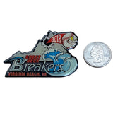 Great Neck Breakers Virginia Beach VA 2012 Collectible Baseball Enamel Pin