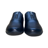 Earth Women’s Black Leather Zip Up Slip-On Fannie Comfort Shoes Size 7.5M