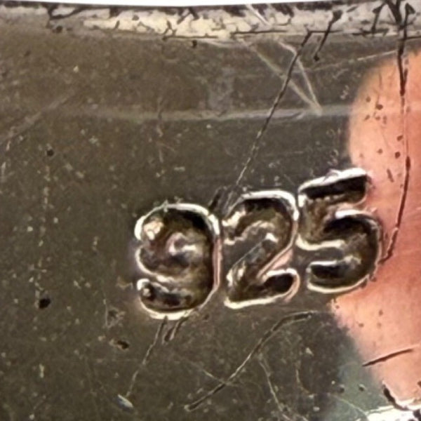 Sterling Silver Womens Blue Glass Gemstone Ring Polished Oval Cut 925 Sz 6