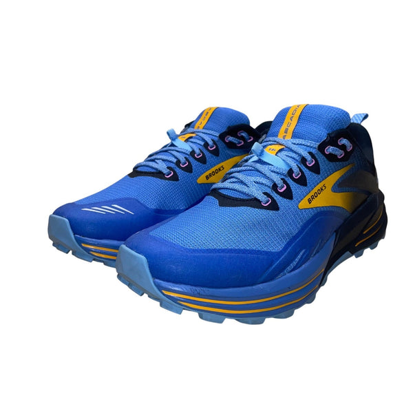 Brooks Men’s Blue Trail Cushioned Lace Up Cascadia 16 Running Shoes Size 10.5