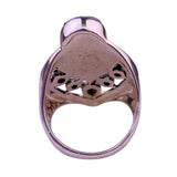 Nicky Butler Womens Silver 925 Druzy Gemstone Ring Size 7 Elegant Vintage Style
