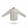 Perry Ellis Mens White Linen Button-Up Shirt Long Sleeve Sz XL