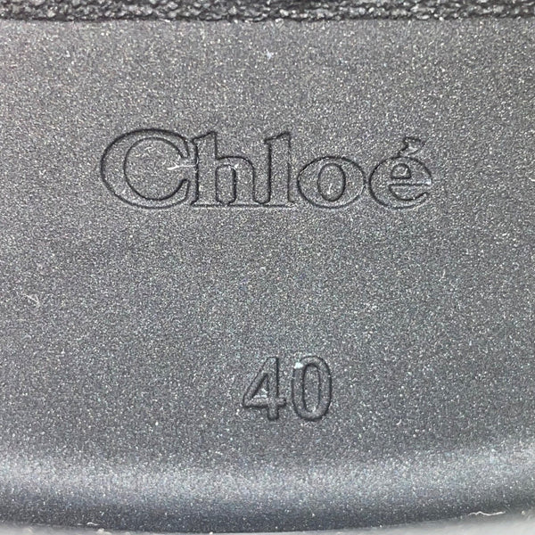 Chloe Women’s Black Rubber Zip-Up Chunky Heel Square Toe Betty Rain Boots Sz 10
