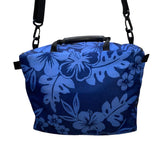 L.L. Bean Women’s Blue Floral With Adjustable Shoulder Strap Travel Bag